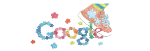 Doodle 4 Google グランプリ作品「歩いたところに花が咲くくつ」131202