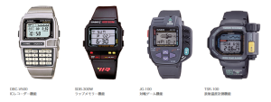 樫尾俊雄発明記念館　歴代の多機能時計特別展示