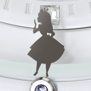 「ふしぎの国のアリス」掛時計