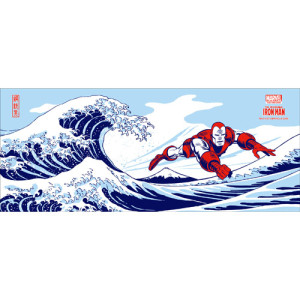 marvel comics 手ぬぐい　アイアンマン (7)