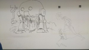 小学館ビル　ラクガキ　ビッグコミックスピリッツ (6)