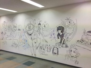 小学館ビル　ラクガキ　ビッグコミックスピリッツ (5)