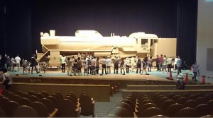 島英雄　Ｄ５１蒸気機関車・原寸段ボール模型巡回展 (3)