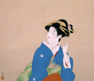 クールな男とおしゃれな女 - 絵の中のよそおい (5)