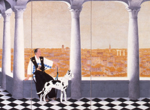 クールな男とおしゃれな女 - 絵の中のよそおい (3)