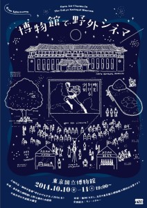 博物館で野外シネマ (3)