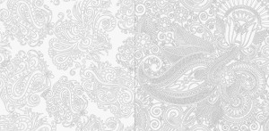 イスラム文様とモザイクのぬり絵ブック　インド文様とペイズリーのぬり絵ブック (4)