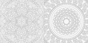 イスラム文様とモザイクのぬり絵ブック　インド文様とペイズリーのぬり絵ブック (3)