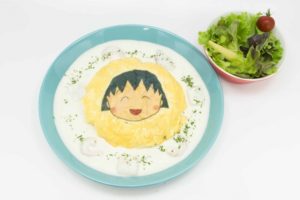 原宿「2.5SPINNS CAFE×SWEETS PARADISE」と「ちびまる子ちゃん」のコラボ