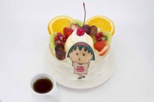 原宿「2.5SPINNS CAFE×SWEETS PARADISE」と「ちびまる子ちゃん」のコラボ