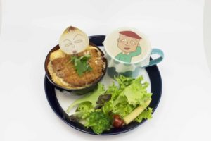 原宿「2.5SPINNS CAFE×SWEETS PARADISE」と「ちびまる子ちゃん」のコラボ