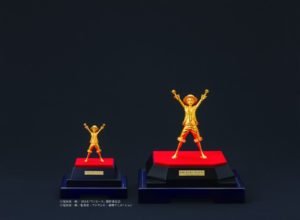 純金製　モンキー・D・ルフィ　(大)・(小)