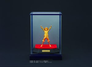 純金製　モンキー・D・ルフィ　(大)・(小)