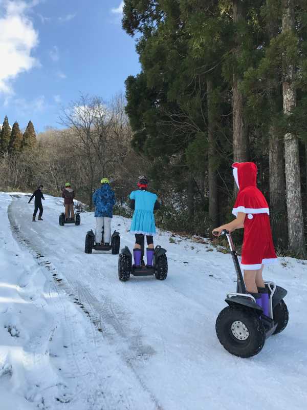 コスプレ雪上セグウェイ ウイングヒルズ白鳥リゾート (2)