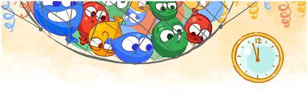 良いお年をお迎えください！,大晦日2016,doodle,google holiday logo (2)