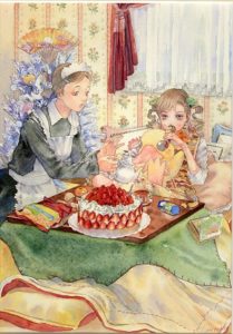 羽住都原画展 ～ 纏う 透き色の世界 ～