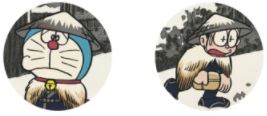 ドラえもん浮世絵木版画