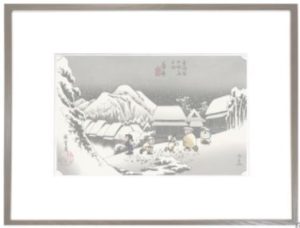 ドラえもん浮世絵木版画