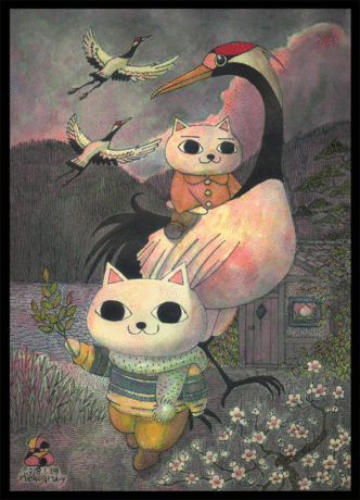ねこぢる・山野一・ねこぢるy展2018『幸せの成り行き』