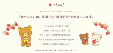 リラックマたちとストロベリーパーティ