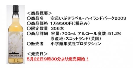 空母いぶき シングルモルトウイスキー