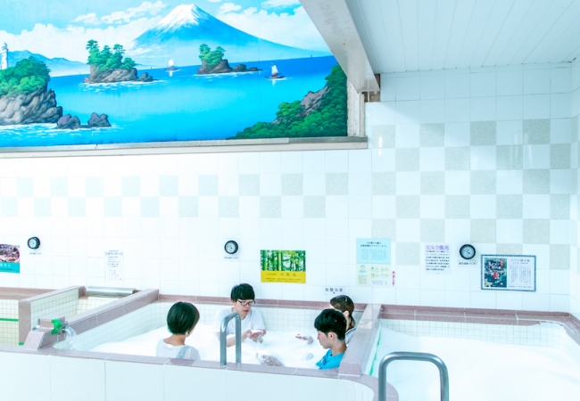 いどばたアート in 小杉湯
