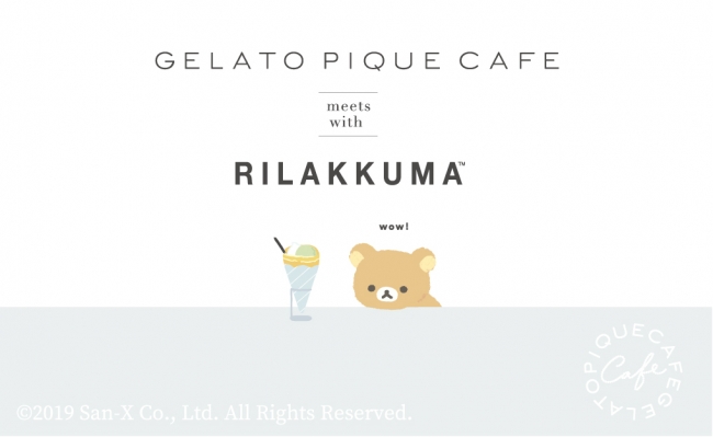 gelato pique cafe meets with RiLAKKUMA