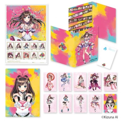 キズナアイ 3rd Birthday!＆YuNi 1st Anniversary! フレーム切手セット