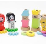 かいじゅうステップ 木製マスコットブロック