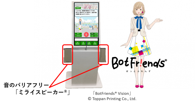 ミライスピーカー®がBotFriends® Visionに採用