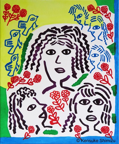 清水研介「庭1。Garden 1」