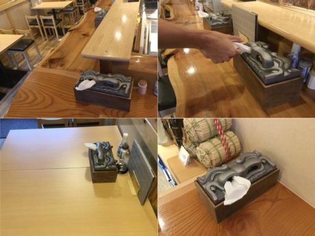 鬼瓦ティッシュケース