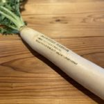 脱プラスチック野菜直売所で食べられるインクを使用
