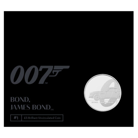 【コンテンツ】007 ジェームズ・ボンド 公式記念コイン