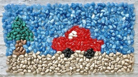 24色の防犯砂利であなたの思い描いたお庭を実現～防犯砂利でギネスブックに挑戦～