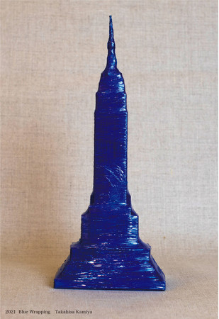 神谷敬久の個展　Blue Wrapping