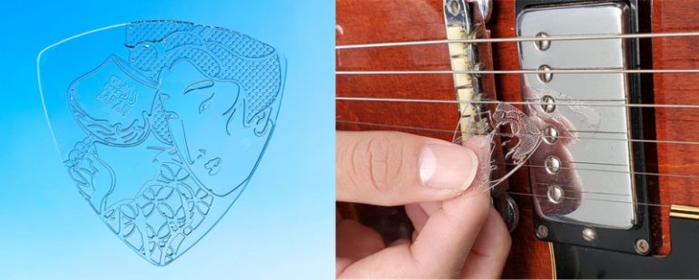 シリカガラス製楽器用ピック