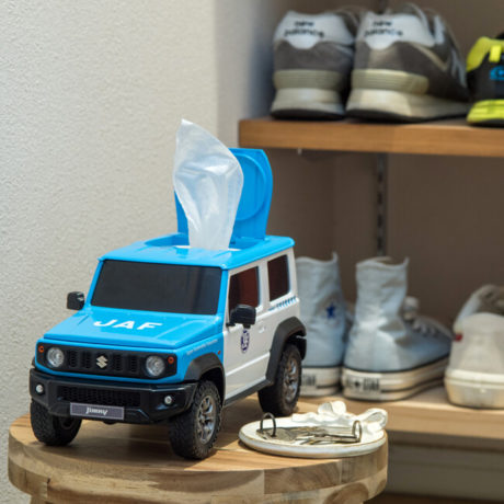 JAFの車型ウェットティッシュケース