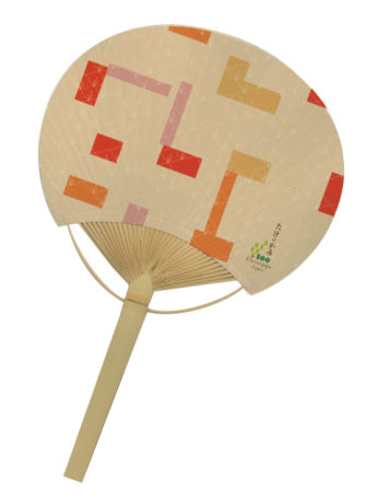 たけのかみ貼り竹うちわ