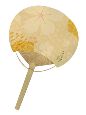 たけのかみ貼り竹うちわ