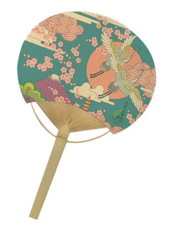 たけのかみ貼り竹うちわ