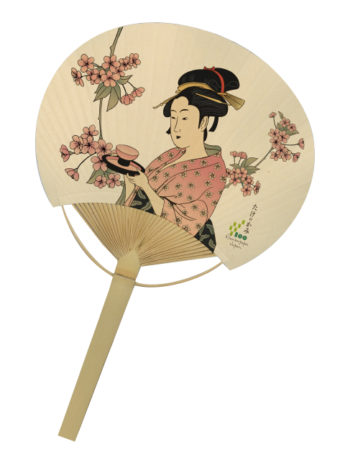 たけのかみ貼り竹うちわ