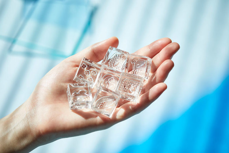 透明スタンプ「氷印(こおりじるし)」