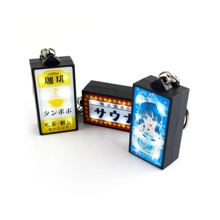 光る！レトロ看板キーホルダー