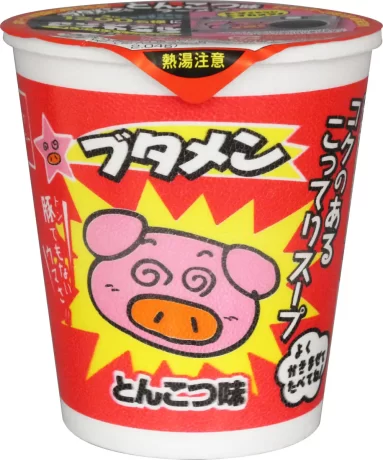 ブタメン太麺スナック（とんこつ味）